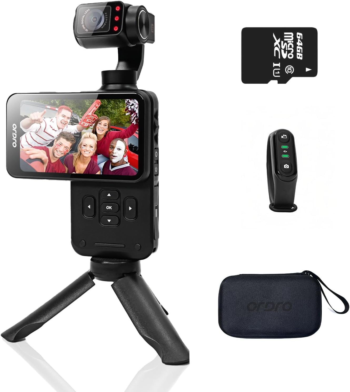 ordro M5 ポケットカメラ　高級 ORDRO M5 pocket camera handheld gimbal anti-shake vlog shooting